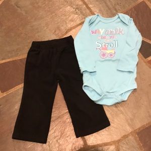 Long Sleeve Onesie and Pants